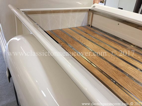 Hard tonneau cover for the 1947-53 Chevy truck.